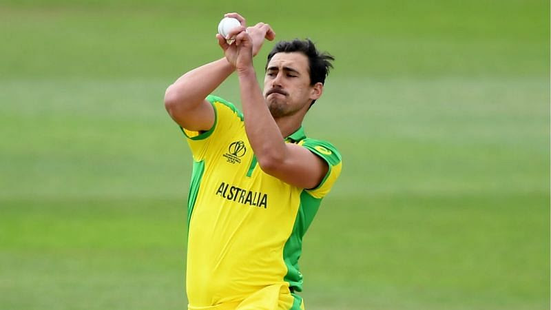 Mitchell Starc from Australia is currently leading the board.